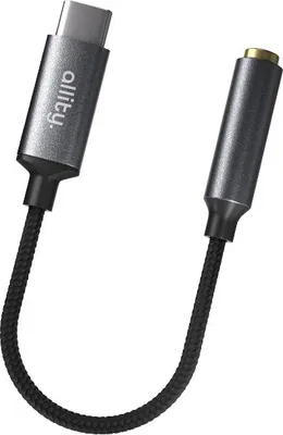 Immagine prodotto di Allity ABA-200 Adattatore da USB-C a jack da 3,5 mm, grigio