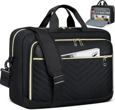 Produktbild von Wasserdichte 17,3 Zoll Laptop Schultertasche Damen