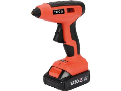 Produktbild von Yato YT-82854, Heißklebepistole, Schwarz, Rot, 25 g/min, 25 s, 1,1 cm, 200 °C