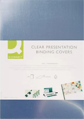 Produktbild von Plastové obálky na krúžkovú väzbu Q-Connect A3 PVC 200mic číre