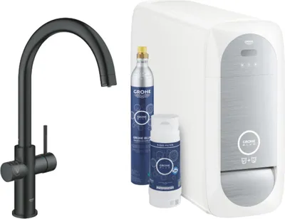 Obrázek produktu pro GROHE Starter Kit Grohe Blue Home C výtoková trubice pro jednootvorovou instalaci sametově černá