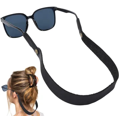 Produktbild von Echtleder Brillenriemen - Handgefertigter Sonnenbrillenhalter - 45,5 cm