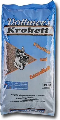 Produktbild von Vollmer's Krokett, Adult, jede Rasse, Geflügel, 15 kg