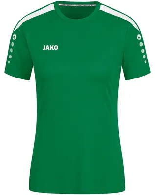 Productafbeelding van Jako Power Shirt Korte Mouw Dames - Groen  | Maat: 34