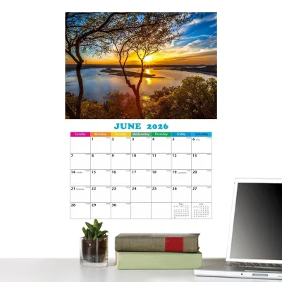 Imagen del producto de Calendario de pared para 2026, ideal para el hogar y el trabajo
