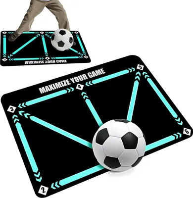 Produktbild von Fußballmatte - Fußballmatte - Fußball Trainingsmaterial - Soccer - Junior - Fußballteppich