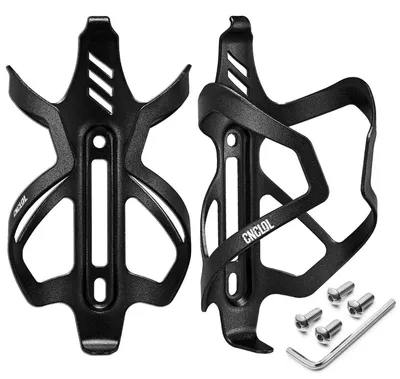 Immagine prodotto di Portabottiglie per bicicletta in alluminio, ultraleggeri, confezione da 2 pezzi. Disponibili nei colori: nero, rosso, blu, arancione, viola