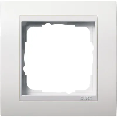 Produktbild von GIRA 0211327 - Weiß - Schraubenlos - 90 mm - 90 mm - 1,14 cm - 1 Stück(e)