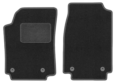 Immagine prodotto di Tappetini anteriori in moquette per Audi 100 C4 1991-1994 (station wagon/berlina) – 2 pezzi, grigio grafite, su misura – Wielganizator LUX