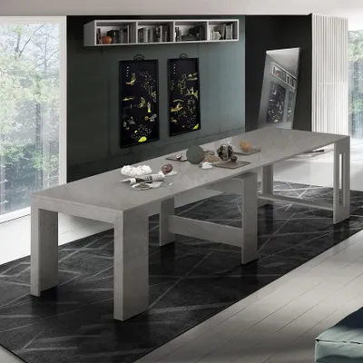 Produktbild von Ausziehbarer Esstisch 90x51-300cm modernes Design Konsole Pratika Bronx
