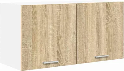 Zdjęcie produktu dla Szafka wisząca z drzwiami vidaXL, dąb Sonoma, 80 x 31 x 40 cm, materiał drewnopochodny