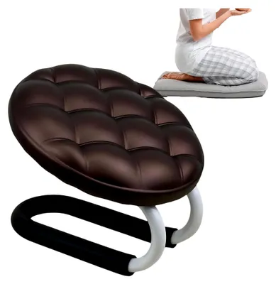 Produktbild von Meditationshocker | Achtsamkeitsbank für Gebet und Meditation - Ergonomischer Hocker für Yoga, Achtsamkeit, Anfänger, Senioren, Entspannung und Lesen zu Hause