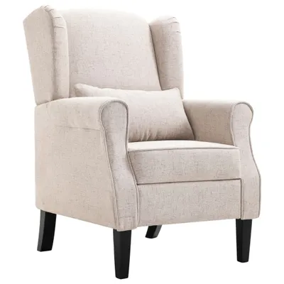 Produktbild von vidaXL Sessel Beige Stoff