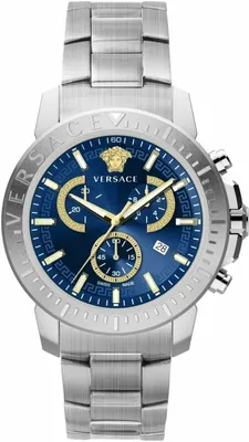 Produktbild von Versace Herren Uhr Armbanduhr Chronograph New Chrono VE2E00721 Edelstahl