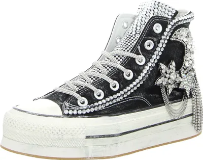 Produktbild von Nan-Ku Plateau Schnürschuhe Damen 31383330333535 Schwarz 39 EU