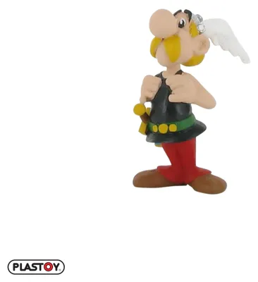 Produktbild von Plastoy Asterix Figur Asterix stolz mit Hosenträgern - Kunstharz - 5 cm
