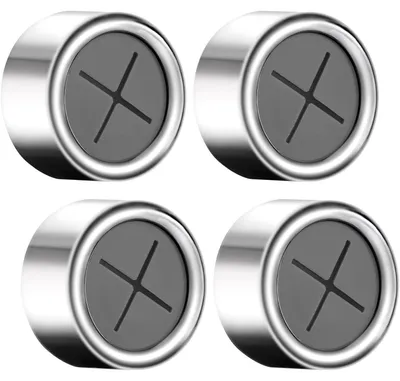 Immagine prodotto di Portatovaglioli adesivi, set di 4 pezzi, in ABS, colore argento, per bagno, cucina e uso domestico