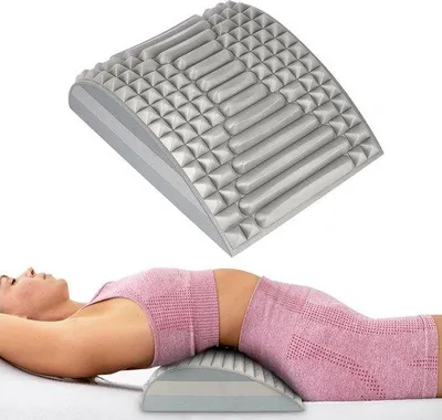 Obrázok produktu pre Unyqoos® Masážny prístroj na chrbát a krk – ergonomický prístroj na zlepšenie držania tela, zmiernenie bolesti a masáž chrbta, určený pre krčnú a bedrovú oblasť, podporuje uvoľnenie svalov