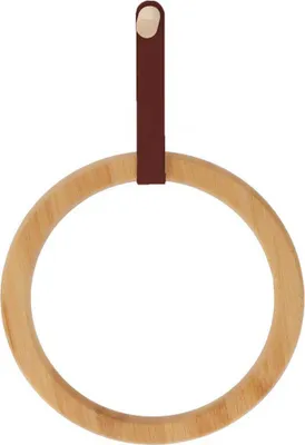 Obrázek produktu pro Bambusový věšák na ručníky, Ø 21 cm, hnědý