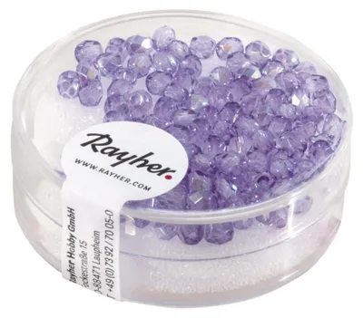 Productafbeelding van Rayher 14202308 Glazen geslepen kralen, 3 mm diameter