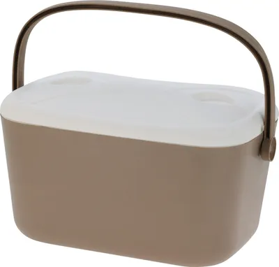 Produktbild von Cookinglife Kühlbox Kunststoff 20 L Beige - Tragbar für Picknick, Camping