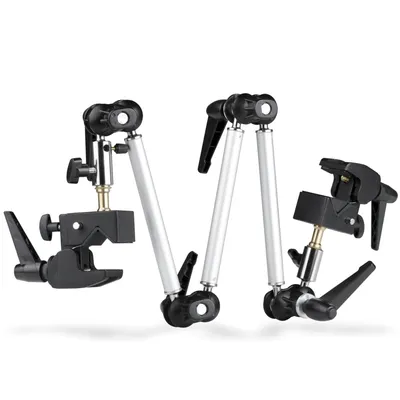 Obrázek produktu pro Walimex 17548, Černá, Chrom, Kov, Plast, 2 kg, 1/4, 3/8", 360°, 1100 mm