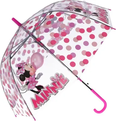 Productafbeelding van Disney Minnie Mouse paraplu, diameter 74 cm, voor kleine regenmomenten