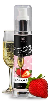 Obrázok produktu pre Masážny Olej S Jahodami A Šumivým Vínom 50 Ml