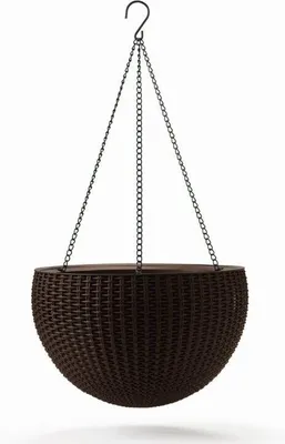 Obrázok produktu pre KETER Kvetináč Hanging Sphere 35 X 35 X 22 cm Hnedý 229544