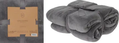 Produktbild von Fleecedecke 180 x 230 cm ESSENTIALS grau
