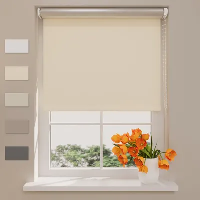 Produktbild von DTCH® – Easy Thermo – Rollo – Verdunkelnd – Beige – 140x190cm – isolierend