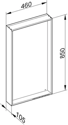 Produktbild von KEUCO 33298111000 Lichtspiegel X-Line 33298, mit