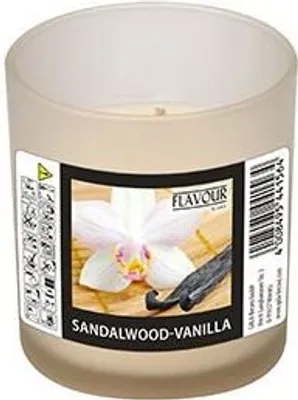 Produktbild von Flavour by GALA 6 Duftkerzen im Glas Ø 70 mm · 77 mm elfenbein - Sandalwood-Vanilla Indro