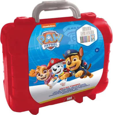 Immagine prodotto di Valigetta da viaggio per timbri e colori PAW Patrol
