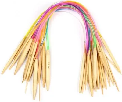 Produktbild von Go Go Gadget – 18-teiliges flexibles Bambus-Stricknadel-Set: 2,0 – 2,25 – 2,5 – 2,75 – 3,0 – 3,25 – 3,5 – 3,75 – 4,0 – 4,5 – 5,0 – 5,5 – 6,0 – 6,5 – 7,0 – 8,0 – 9,0 – 10,0 mm
