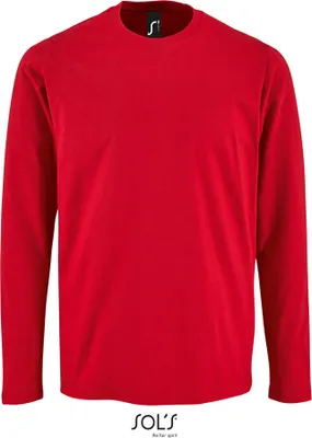 Immagine prodotto di SOLs 02074 | Maglietta a maniche lunghe da uomo Imperial - Colore: Rosso - Taglia: XL