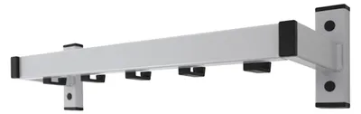 Produktbild von Wandgarderobe mit 5 Haken | Grau