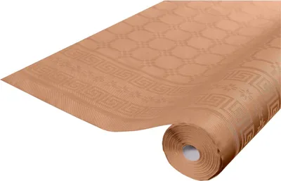 Produktbild von Pronappe-R480680I Papiertischdecke auf Rolle mit Damastprägung - 6x1,18m - Roségold