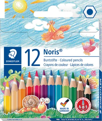 Produktbild von STAEDTLER Buntstift Noris Club halbe Länge 12er Kartonetui