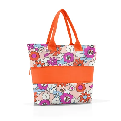 Produktbild von reisenthel shopper e1, Einkaufstasche, Tragetasche, Tasche, Polyestergewebe, Florist Peach, 12 L, RJ3078