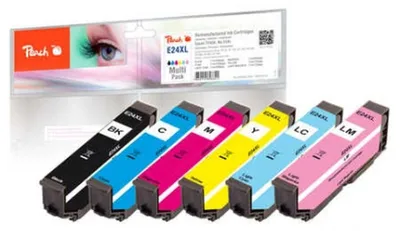 Image de Peach Patrone Epson No.24XL T2438 MultiPack bk,c,m,y remanufactured