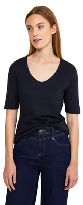 Produktbild von Street One Damen Palmira T-Shirt mit V-Ausschnitt