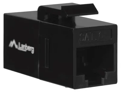 Produktbild von Lanberg KSU6-3000, Flach, Schwarz, RJ-45, RJ-45, Weiblich, Weiblich