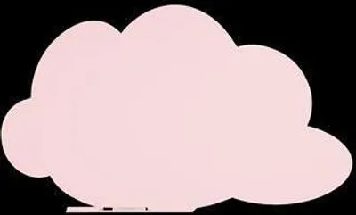 Produktbild von POV Whiteboard Wolke 75 x 115 cm pink
