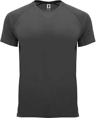 Immagine prodotto di Roly Sport CA0407 | T-shirt Bahrain con maniche raglan - Colore: Dark Lead 46 - Taglia: S