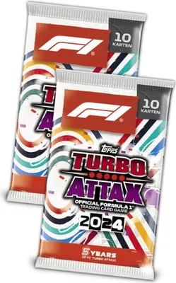 Produktbild von Topps Turbo Attax Karten Formula 1 - 2024 - 2 Booster Sammelkarten