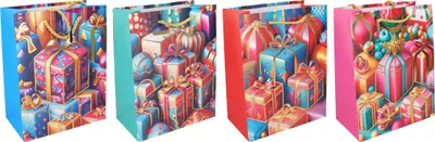 Produktbild von Geschenktüte M 26x32x10 cm WEIHNACHTEN