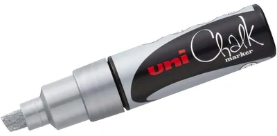 Obrázek produktu pro Uni-Ball ChalkGlass PWE-8K, Stříbrná, Sekáč, 1 kusů