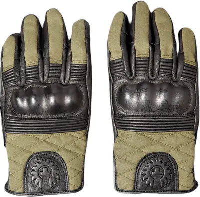Produktbild von Belstaff Hampstead Motorrad Handschuhe, schwarz/grün, XL