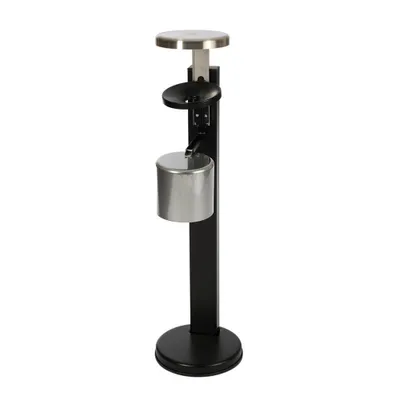 Produktbild von TKG Rondo senior Standaschenbecher silber abschließbar, 1 St.